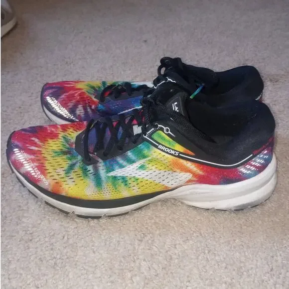 Women's Brooks Launch 5 Rock N Roll Sneakers 10,5 Tie Dye - Picture 2 of 3